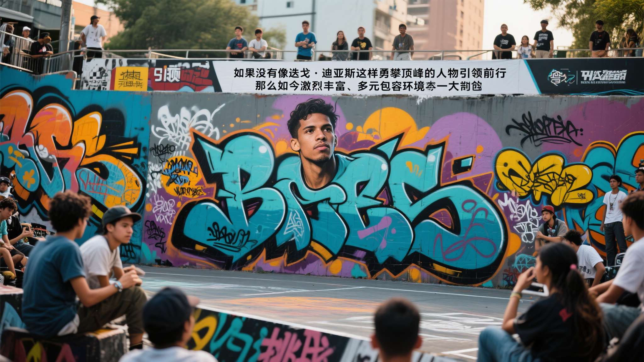 巴西滑板传奇迪亚斯70米高坡103公里时速破世界纪录 可以说,从街头涂鸦文化孕育出的潮流,如今已经演化成为集体育精神、工程学创新、美学